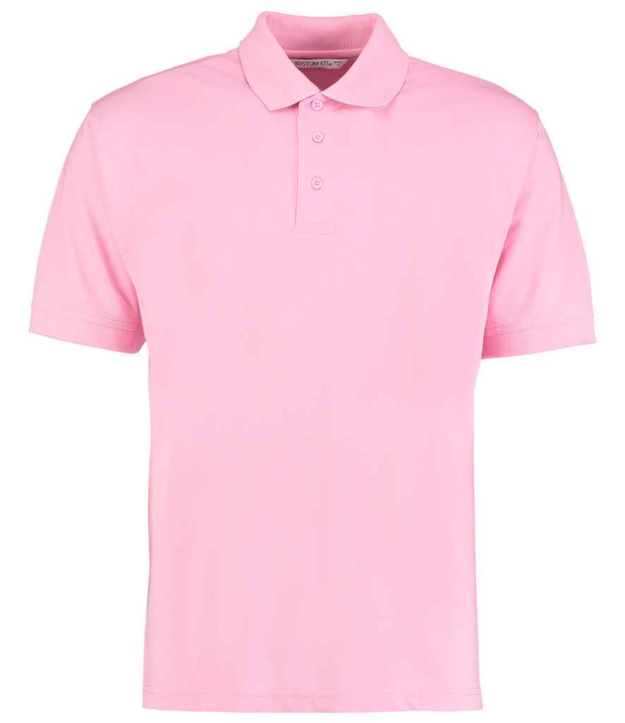 Kustom Kit Klassic Poly/Cotton Pique Polo Shirt - (2nd Colours) in Pink by Kustom Kit — Custom branded clothing by Print Press, featuring premium embroidery produced in our specialist print lab in the UK.
