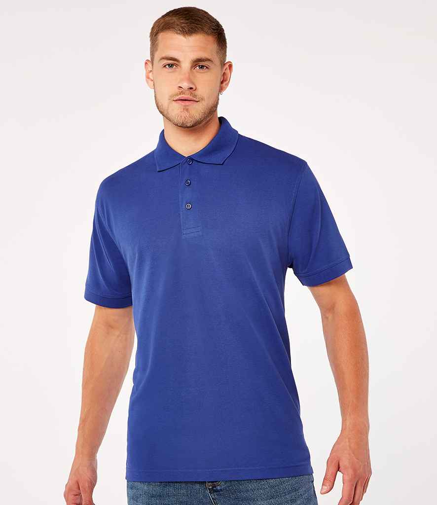 Kustom Kit Klassic Poly/Cotton Pique Polo Shirt in Royal Blue by Kustom Kit — Custom branded clothing by Print Press, featuring premium embroidery produced in our specialist print lab in the UK.