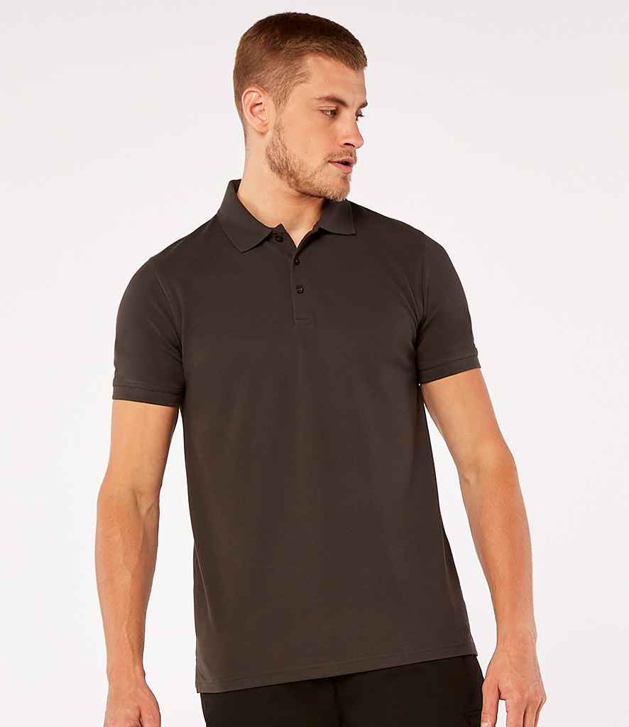 Kustom Kit Klassic Heavy Slim Fit Pique Polo Shirt in Graphite Grey by Kustom Kit — Custom branded clothing by Print Press, featuring premium embroidery produced in our specialist print lab in the UK.