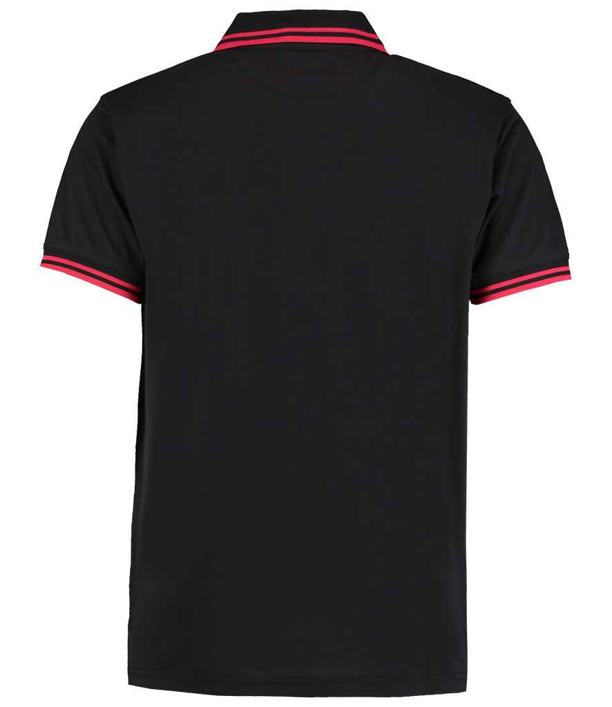 Kustom Kit Contrast Tipped Poly/Cotton Pique Polo Shirt in by Kustom Kit — Custom branded clothing by Print Press, featuring premium embroidery produced in our specialist print lab in the UK.