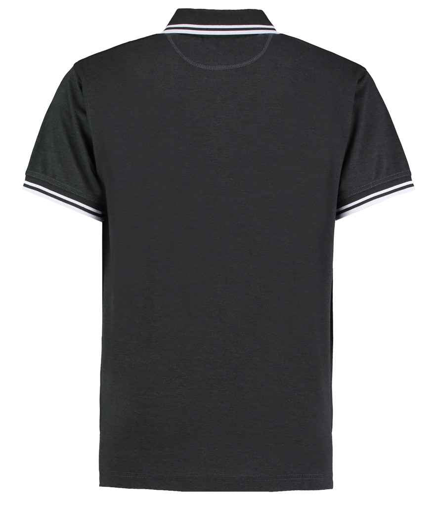 Kustom Kit Contrast Tipped Poly/Cotton Pique Polo Shirt in by Kustom Kit — Custom branded clothing by Print Press, featuring premium embroidery produced in our specialist print lab in the UK.