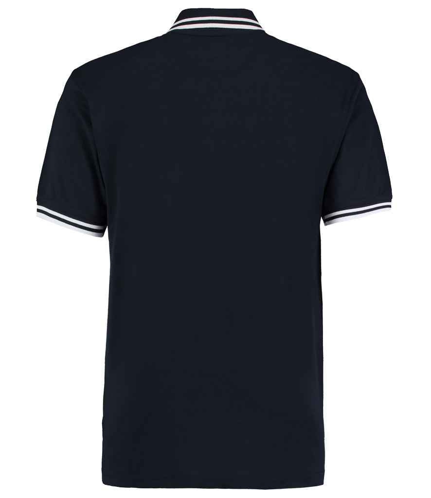 Kustom Kit Contrast Tipped Poly/Cotton Pique Polo Shirt in by Kustom Kit — Custom branded clothing by Print Press, featuring premium embroidery produced in our specialist print lab in the UK.