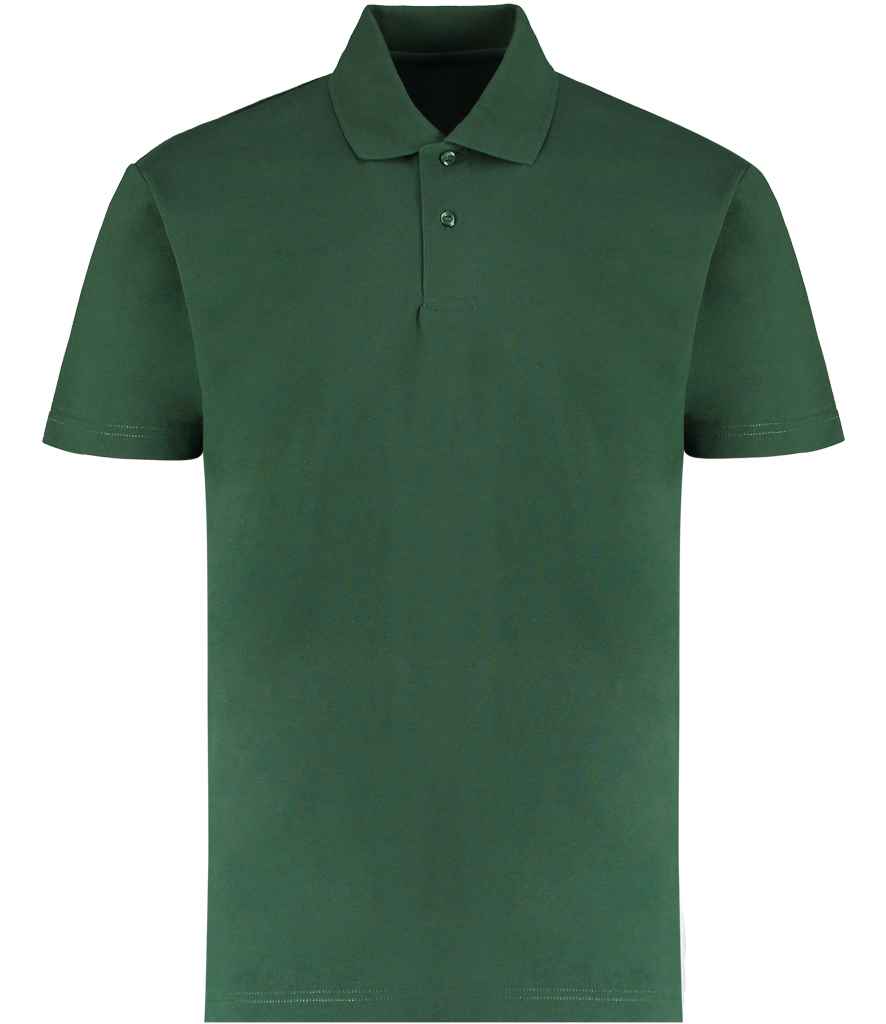 Kustom Kit Regular Fit Workforce Pique Polo Shirt in Bottle Green by Kustom Kit — Custom branded clothing by Print Press, featuring premium embroidery produced in our specialist print lab in the UK.