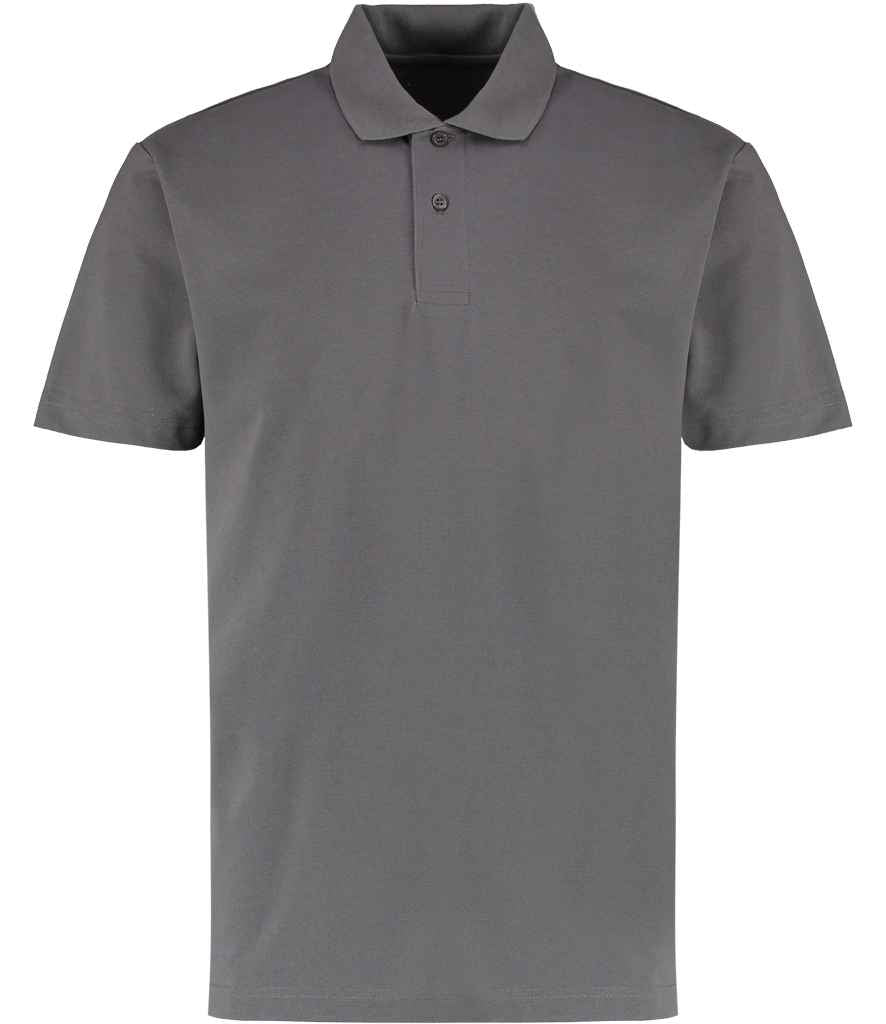 Kustom Kit Regular Fit Workforce Pique Polo Shirt in Charcoal by Kustom Kit — Custom branded clothing by Print Press, featuring premium embroidery produced in our specialist print lab in the UK.