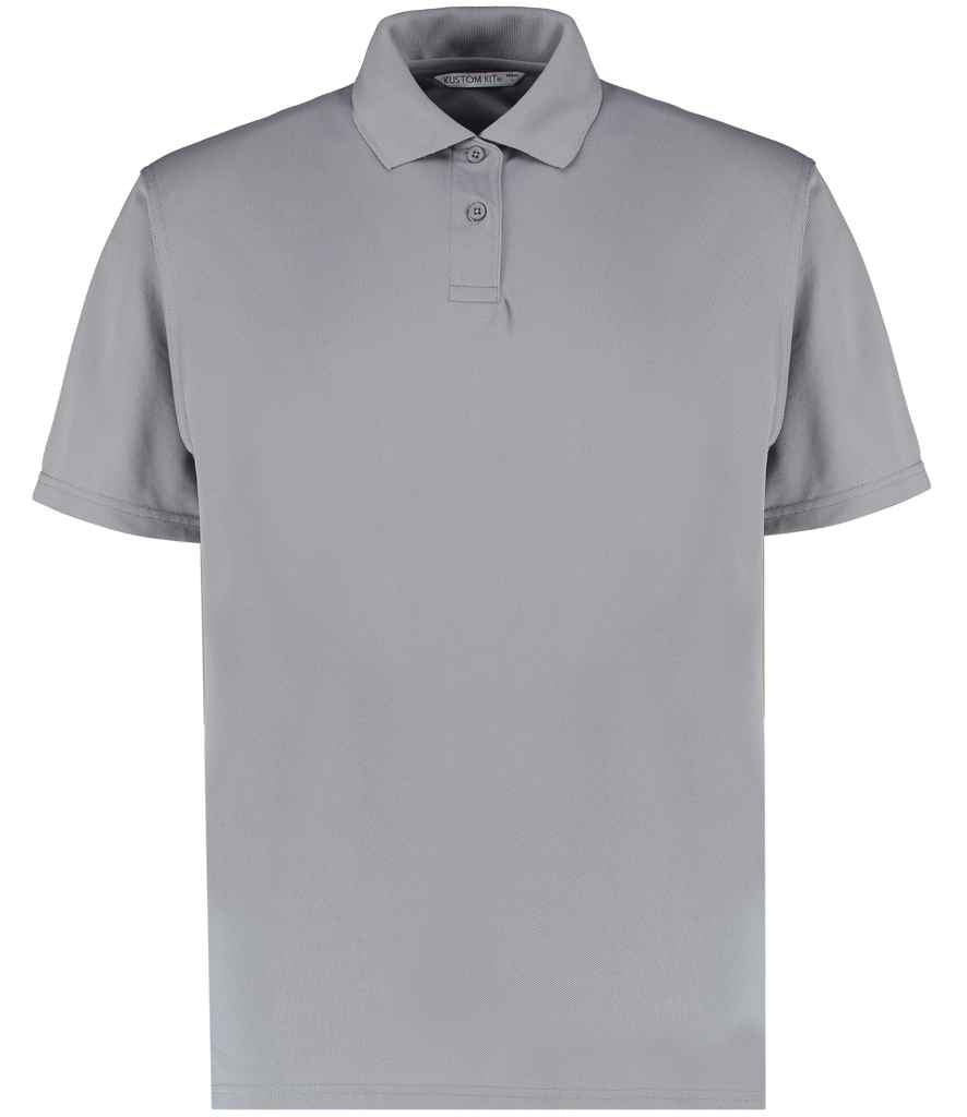 Kustom Kit Regular Fit Cooltex Plus Pique Polo Shirt in Heather Solid by Kustom Kit — Custom branded clothing by Print Press, featuring premium embroidery produced in our specialist print lab in the UK.