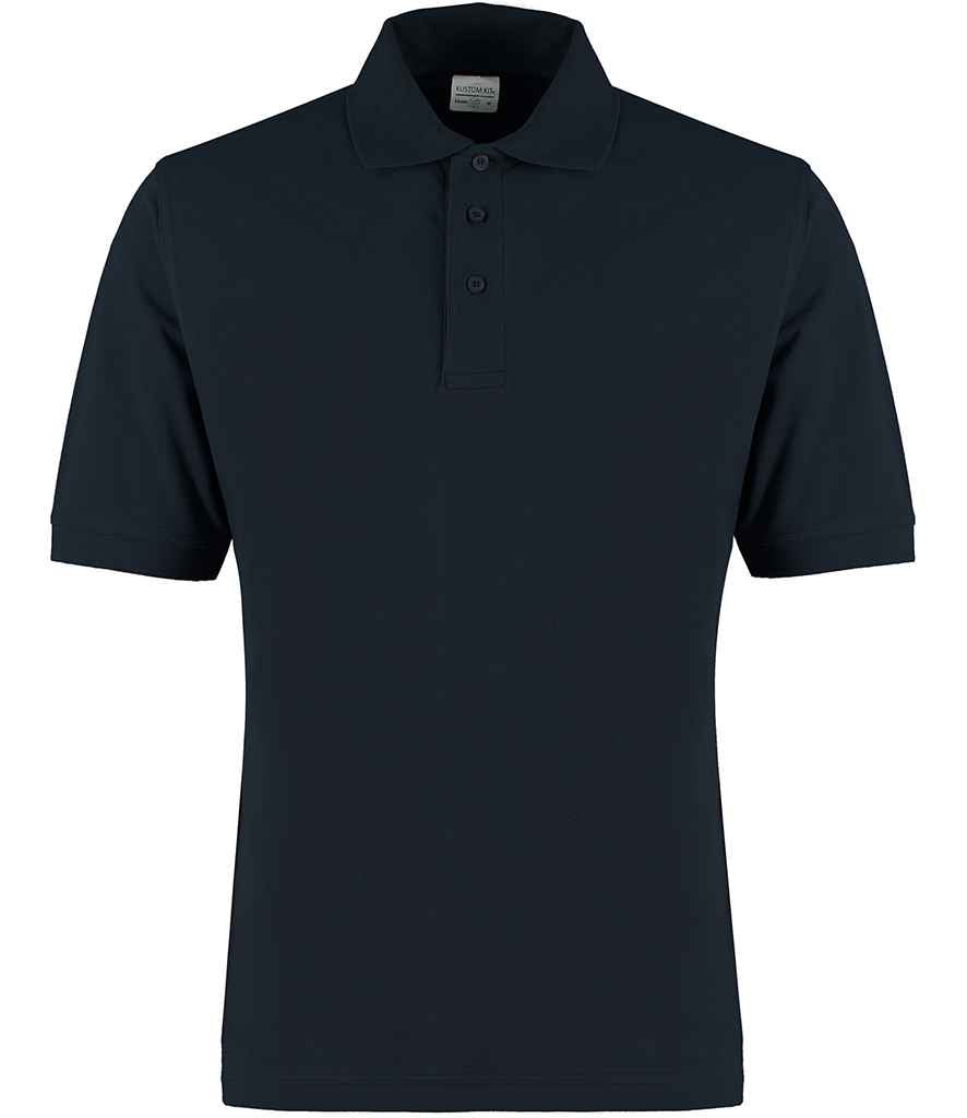 Kustom Kit Cotton Klassic Superwash 60 Polo Shirt in Heather Grey Marl by Kustom Kit — Custom branded clothing by Print Press, featuring premium embroidery produced in our specialist print lab in the UK.