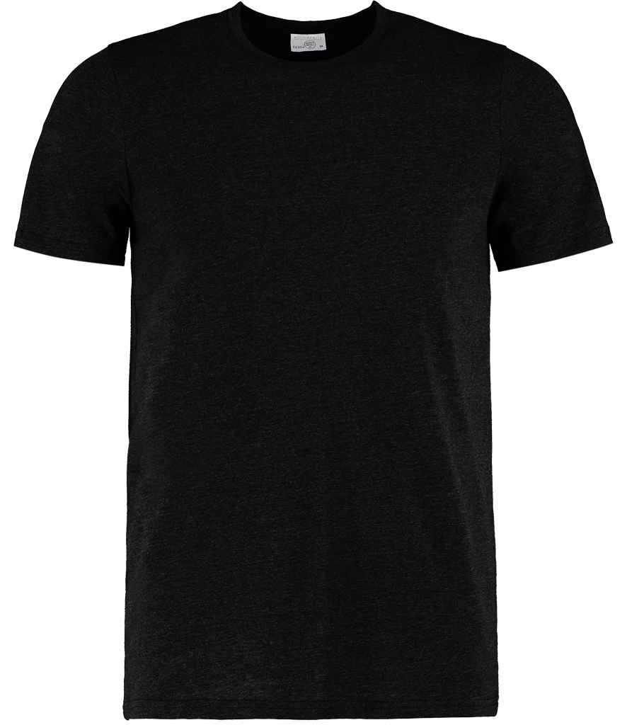 Kustom Kit Superwash 60 T-Shirt in Black Melange by Kustom Kit — Custom branded clothing by Print Press, featuring premium embroidery produced in our specialist print lab in the UK.