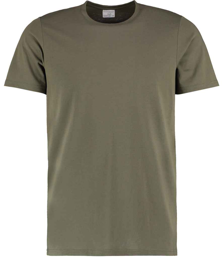 Kustom Kit Superwash 60 T-Shirt in Khaki by Kustom Kit — Custom branded clothing by Print Press, featuring premium embroidery produced in our specialist print lab in the UK.