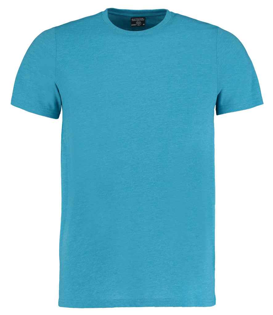 Kustom Kit Superwash 60 T-Shirt in Turquoise Marl by Kustom Kit — Custom branded clothing by Print Press, featuring premium embroidery produced in our specialist print lab in the UK.