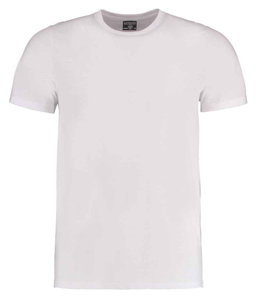 Kustom Kit Superwash 60 T-Shirt in White by Kustom Kit — Custom branded clothing by Print Press, featuring premium embroidery produced in our specialist print lab in the UK.