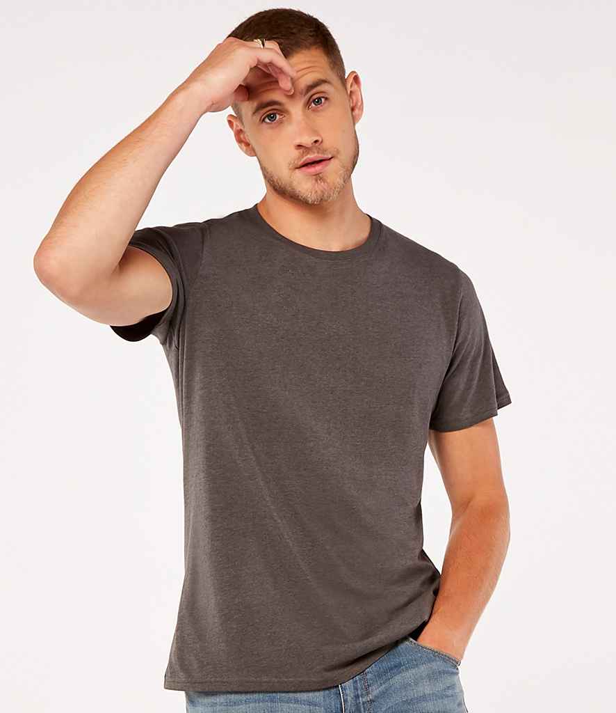 Kustom Kit Fashion Fit Cotton T-Shirt in Dark Grey Marl by Kustom Kit — Custom branded clothing by Print Press, featuring premium embroidery produced in our specialist print lab in the UK.