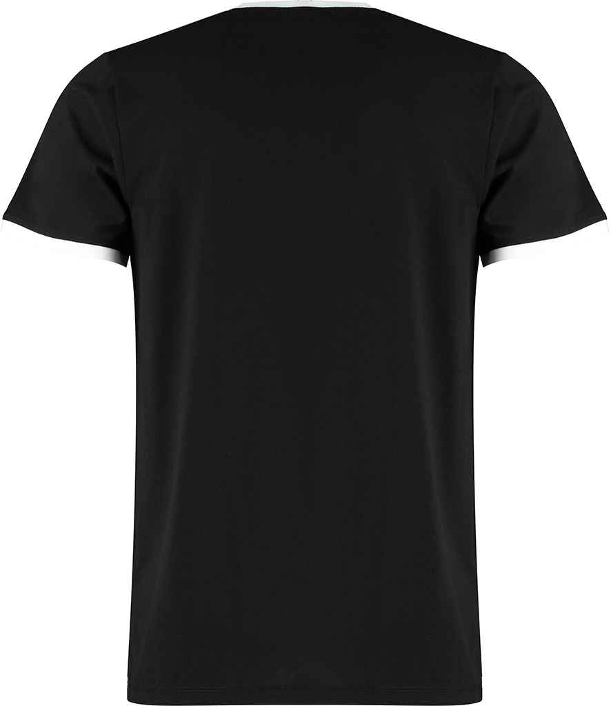 Kustom Kit Fashion Fit Ringer T-Shirt in by Kustom Kit — Custom branded clothing by Print Press, featuring premium embroidery produced in our specialist print lab in the UK.