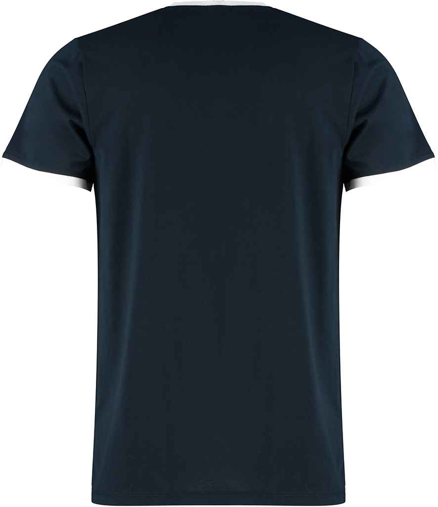 Kustom Kit Fashion Fit Ringer T-Shirt in by Kustom Kit — Custom branded clothing by Print Press, featuring premium embroidery produced in our specialist print lab in the UK.