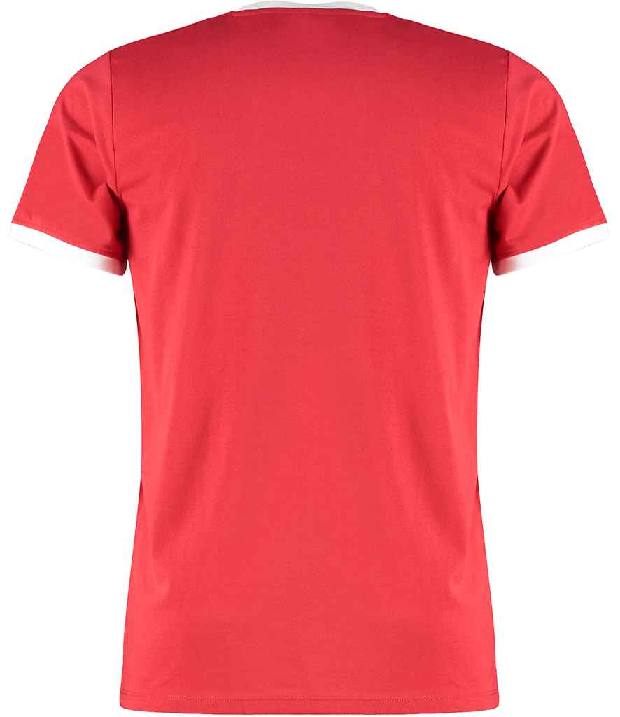 Kustom Kit Fashion Fit Ringer T-Shirt in by Kustom Kit — Custom branded clothing by Print Press, featuring premium embroidery produced in our specialist print lab in the UK.