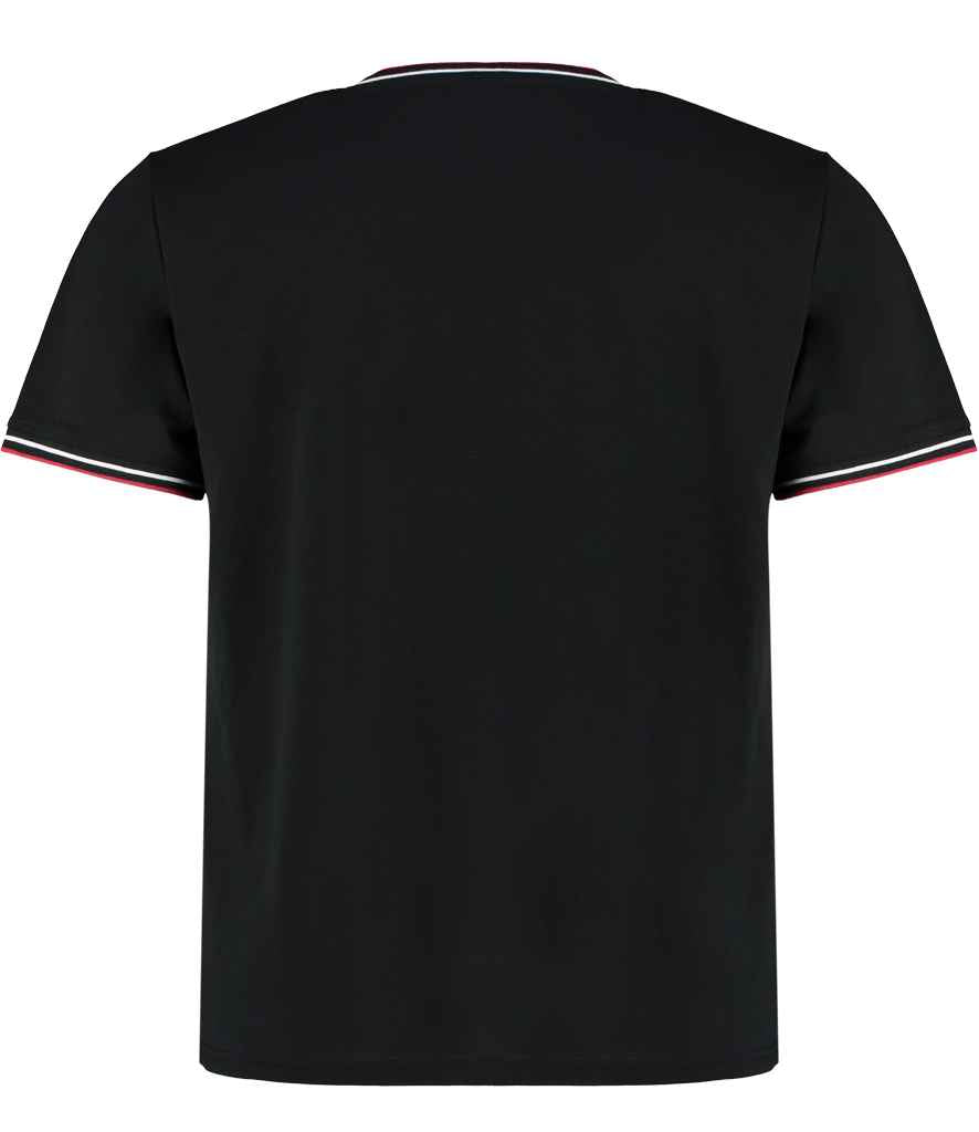 Kustom Kit Fashion Fit Tipped T-Shirt in by Kustom Kit — Custom branded clothing by Print Press, featuring premium embroidery produced in our specialist print lab in the UK.