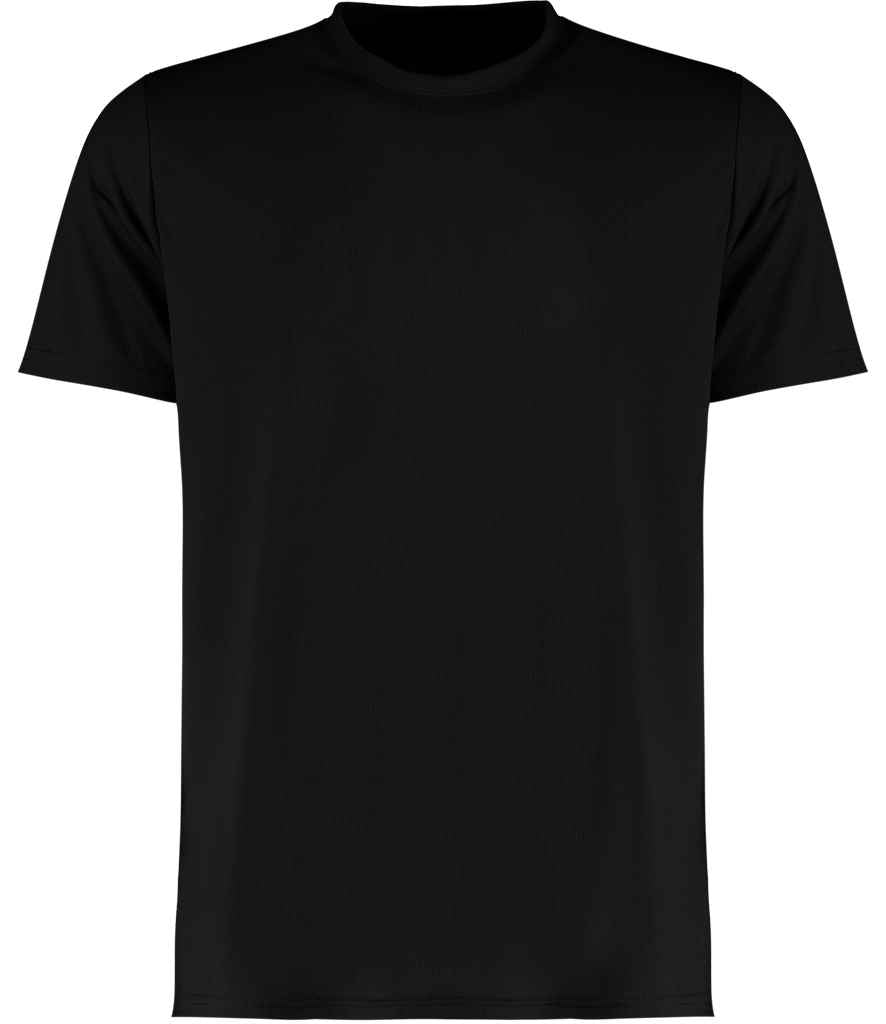 Kustom Kit Regular Fit Cooltex Plus Wicking T-Shirt in Black by Kustom Kit — Custom branded clothing by Print Press, featuring premium embroidery produced in our specialist print lab in the UK.