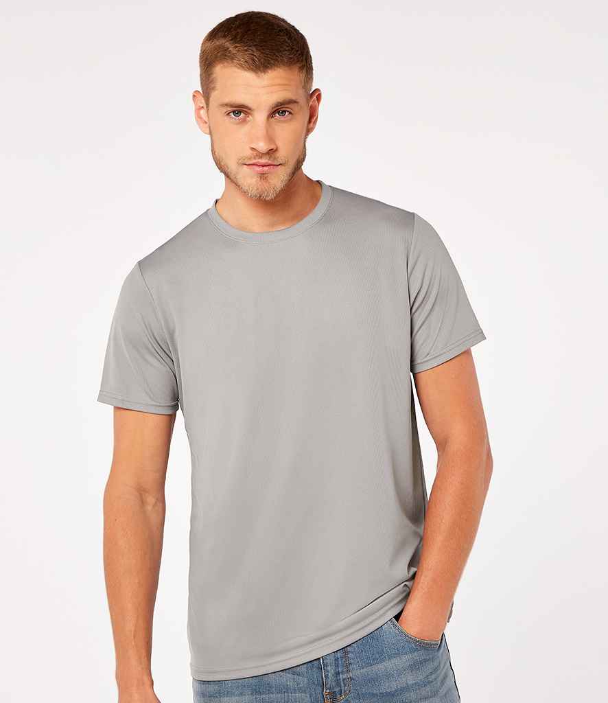 Kustom Kit Regular Fit Cooltex Plus Wicking T-Shirt in Heather Solid by Kustom Kit — Custom branded clothing by Print Press, featuring premium embroidery produced in our specialist print lab in the UK.