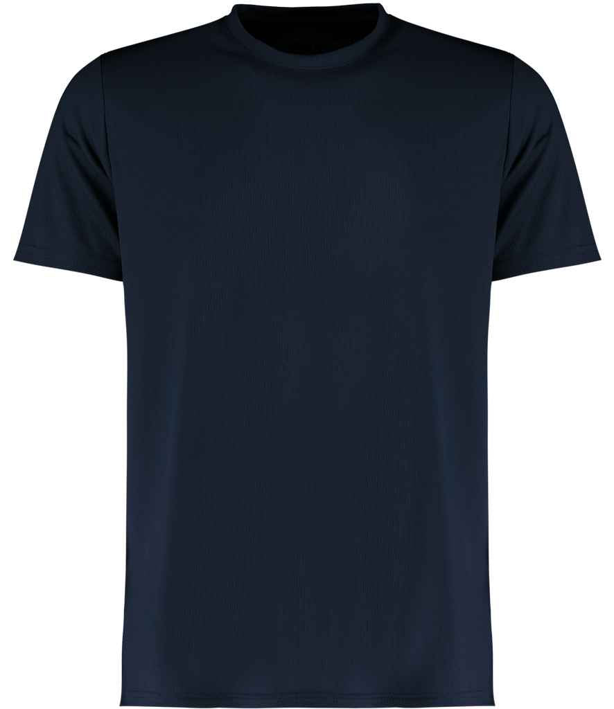 Kustom Kit Regular Fit Cooltex Plus Wicking T-Shirt in Navy by Kustom Kit — Custom branded clothing by Print Press, featuring premium embroidery produced in our specialist print lab in the UK.