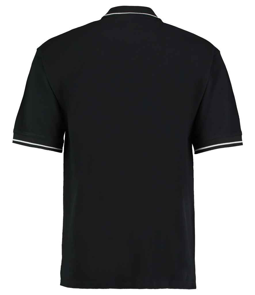 Kustom Kit St Mellion Tipped Cotton Pique Polo Shirt in by Kustom Kit — Custom branded clothing by Print Press, featuring premium embroidery produced in our specialist print lab in the UK.