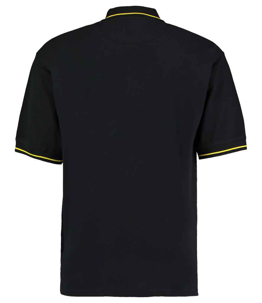 Kustom Kit St Mellion Tipped Cotton Pique Polo Shirt in by Kustom Kit — Custom branded clothing by Print Press, featuring premium embroidery produced in our specialist print lab in the UK.