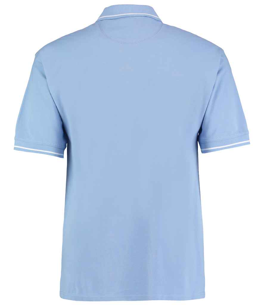 Kustom Kit St Mellion Tipped Cotton Pique Polo Shirt in by Kustom Kit — Custom branded clothing by Print Press, featuring premium embroidery produced in our specialist print lab in the UK.