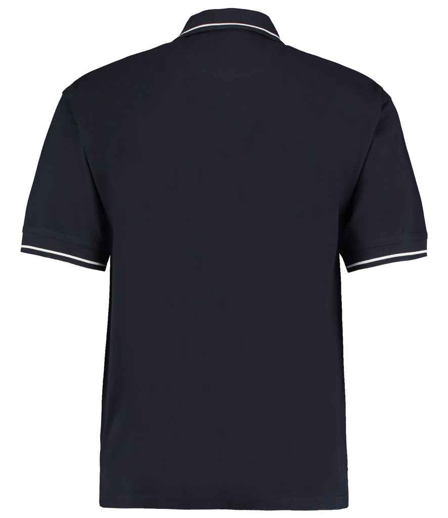 Kustom Kit St Mellion Tipped Cotton Pique Polo Shirt in by Kustom Kit — Custom branded clothing by Print Press, featuring premium embroidery produced in our specialist print lab in the UK.