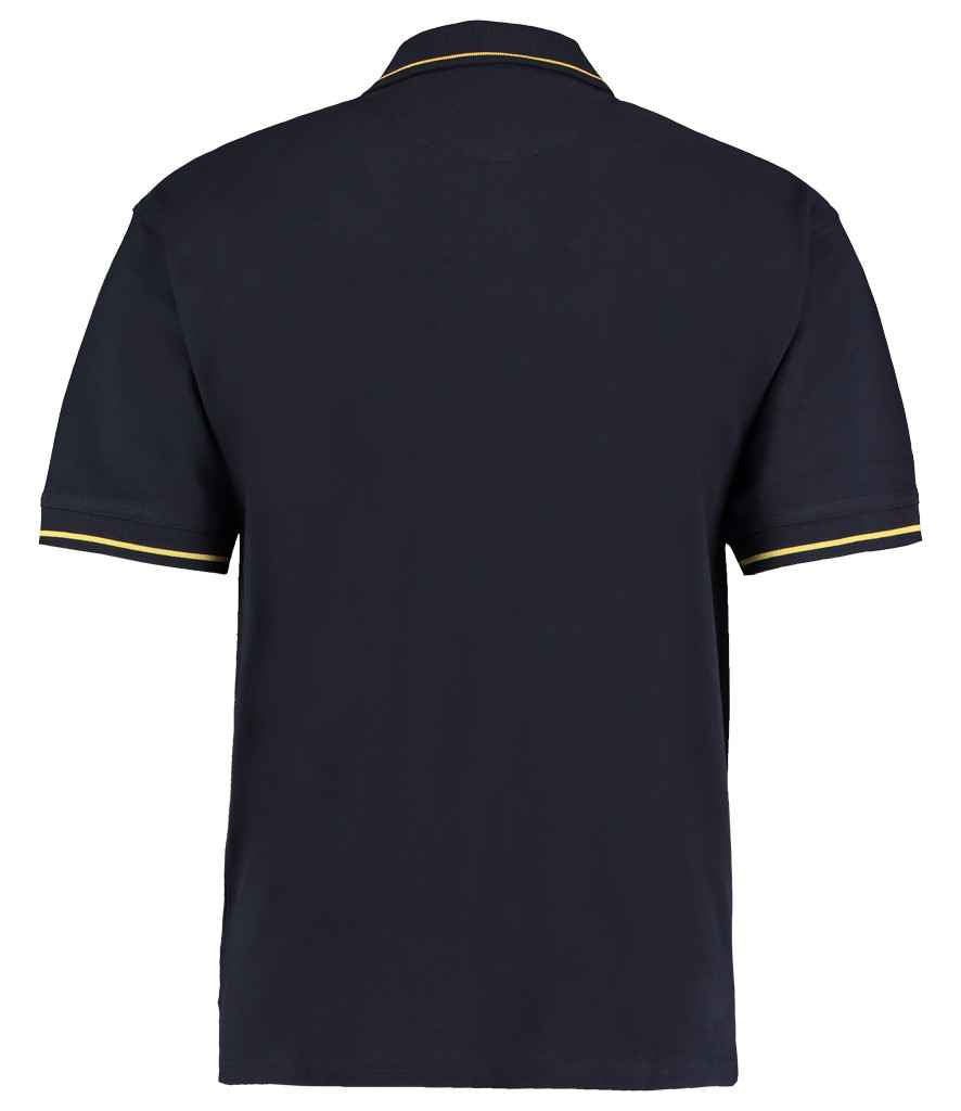 Kustom Kit St Mellion Tipped Cotton Pique Polo Shirt in by Kustom Kit — Custom branded clothing by Print Press, featuring premium embroidery produced in our specialist print lab in the UK.