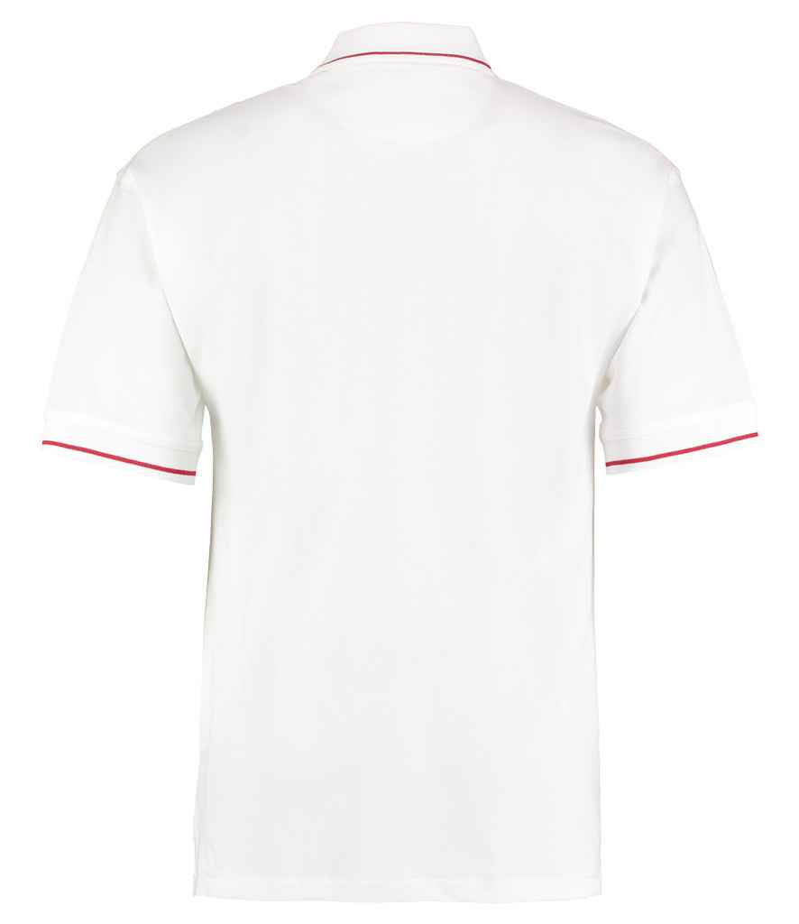 Kustom Kit St Mellion Tipped Cotton Pique Polo Shirt in by Kustom Kit — Custom branded clothing by Print Press, featuring premium embroidery produced in our specialist print lab in the UK.