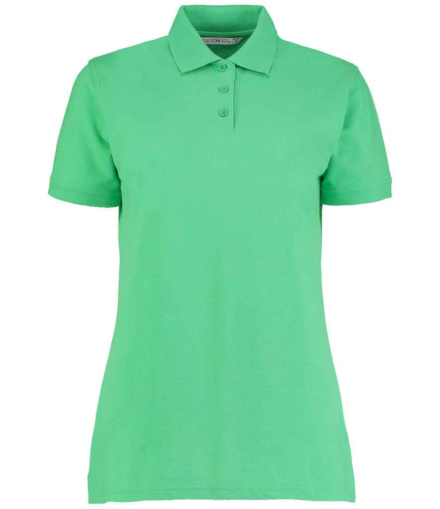 Kustom Kit Ladies Klassic Poly/Cotton Pique Polo Shirt - (2nd Colours) in Apple Green by Kustom Kit — Custom branded clothing by Print Press, featuring premium embroidery produced in our specialist print lab in the UK.