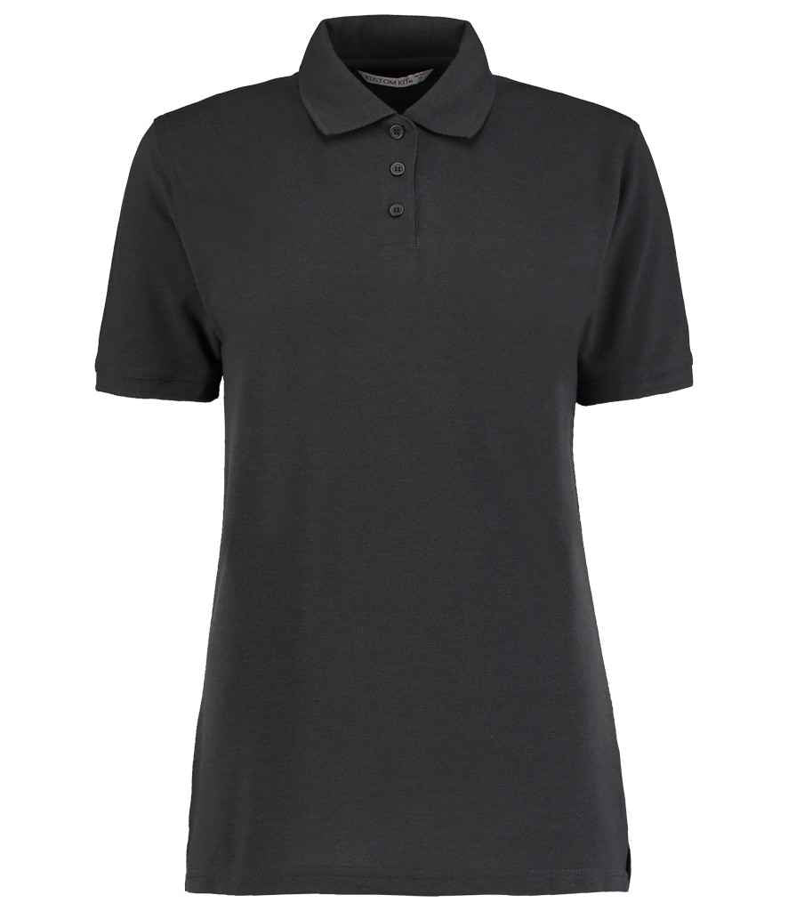 Kustom Kit Ladies Klassic Poly/Cotton Pique Polo Shirt - (2nd Colours) in Graphite Grey by Kustom Kit — Custom branded clothing by Print Press, featuring premium embroidery produced in our specialist print lab in the UK.