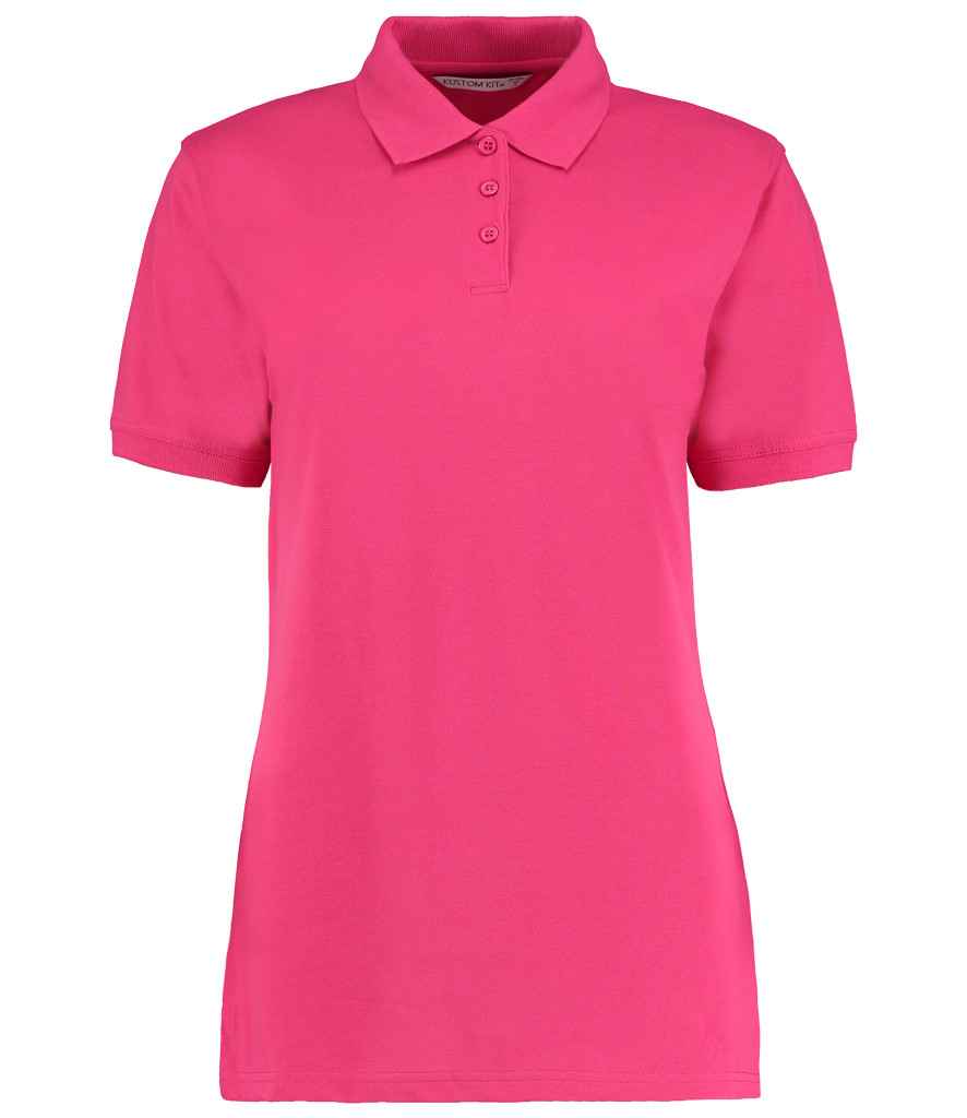 Kustom Kit Ladies Klassic Poly/Cotton Pique Polo Shirt in Raspberry by Kustom Kit — Custom branded clothing by Print Press, featuring premium embroidery produced in our specialist print lab in the UK.