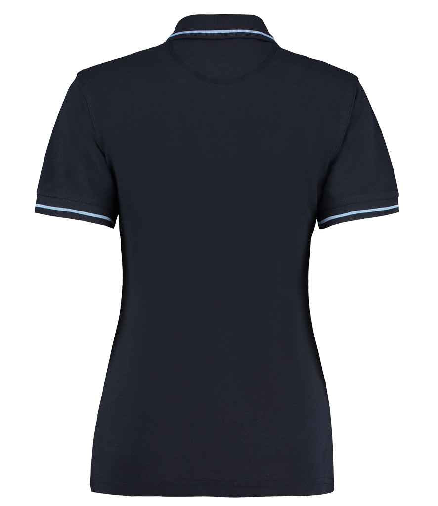Kustom Kit Ladies St Mellion Tipped Cotton Pique Polo Shirt in by Kustom Kit — Custom branded clothing by Print Press, featuring premium embroidery produced in our specialist print lab in the UK.