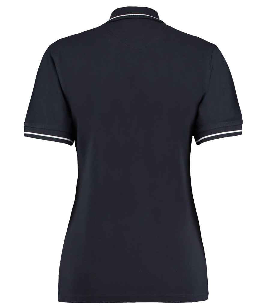 Kustom Kit Ladies St Mellion Tipped Cotton Pique Polo Shirt in by Kustom Kit — Custom branded clothing by Print Press, featuring premium embroidery produced in our specialist print lab in the UK.