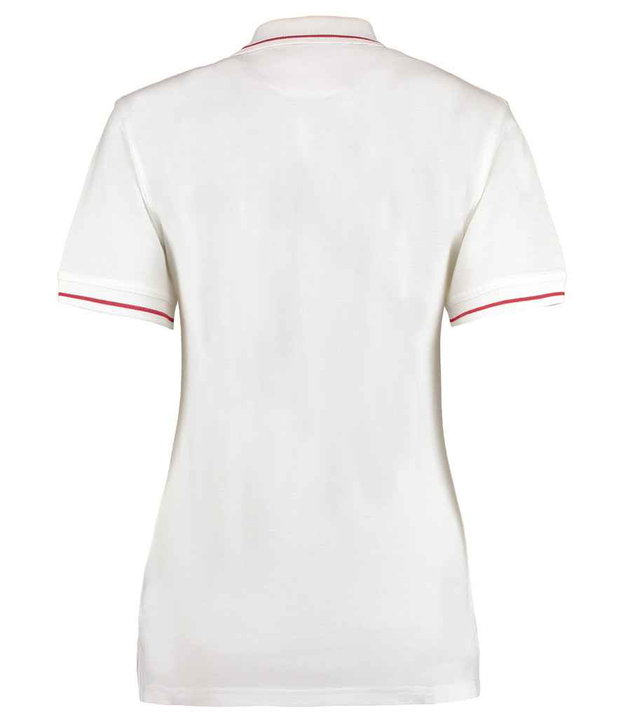 Kustom Kit Ladies St Mellion Tipped Cotton Pique Polo Shirt in by Kustom Kit — Custom branded clothing by Print Press, featuring premium embroidery produced in our specialist print lab in the UK.