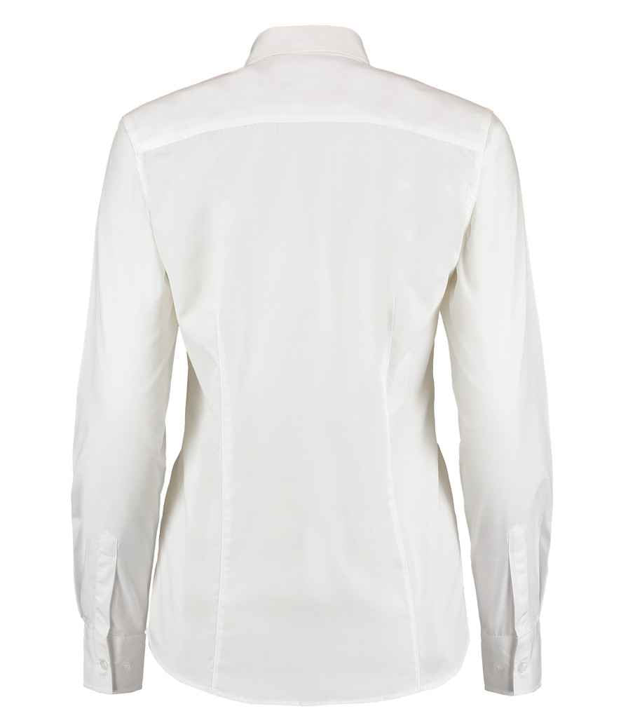 Kustom Kit Ladies Long Sleeve Classic Fit Workforce Shirt in by Kustom Kit — Custom branded clothing by Print Press, featuring premium embroidery produced in our specialist print lab in the UK.