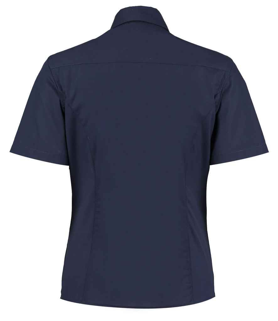 Kustom Kit Ladies Short Sleeve Tailored Business Shirt in by Kustom Kit — Custom branded clothing by Print Press, featuring premium embroidery produced in our specialist print lab in the UK.