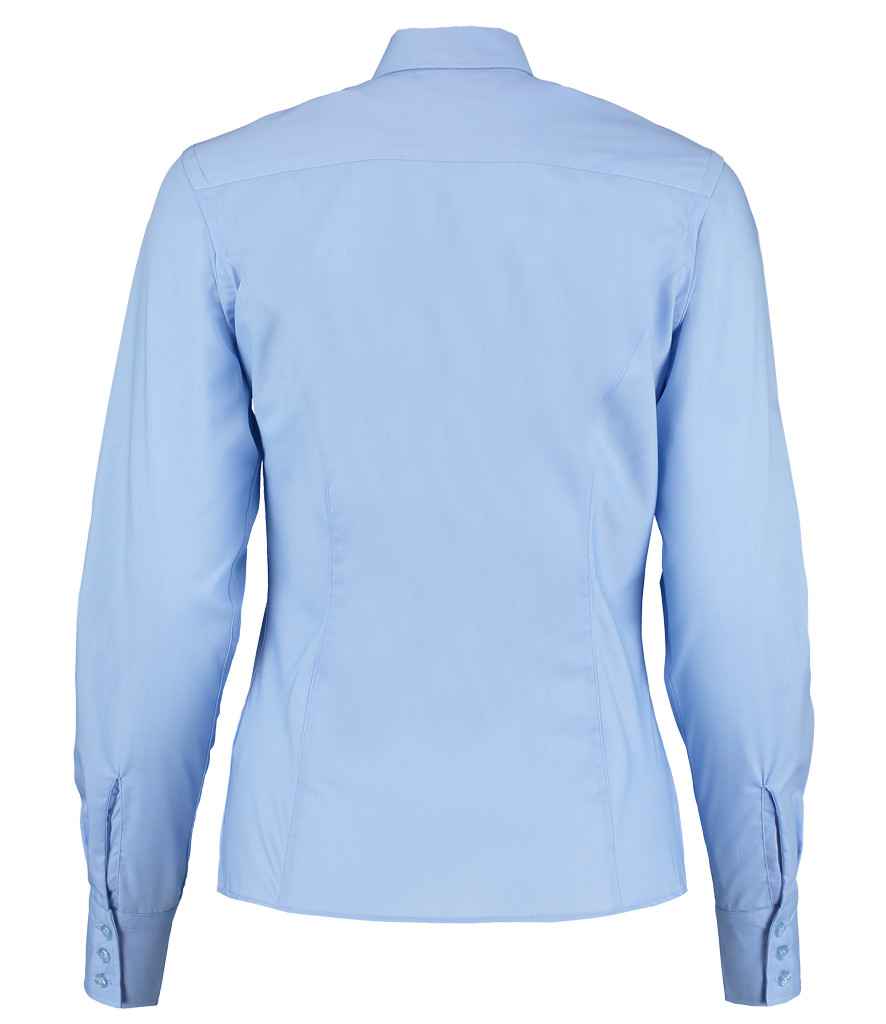 Kustom Kit Ladies Long Sleeve Tailored Business Shirt in by Kustom Kit — Custom branded clothing by Print Press, featuring premium embroidery produced in our specialist print lab in the UK.