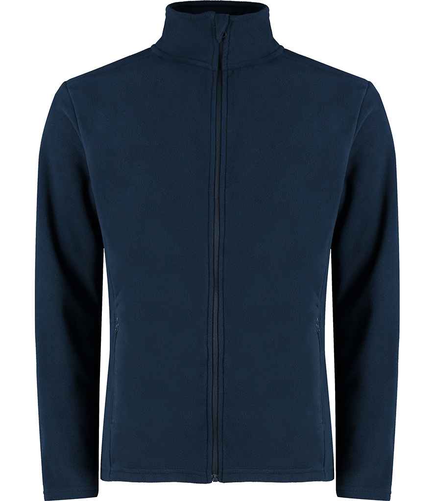 Kustom Kit Corporate Micro Fleece Jacket in Navy by Kustom Kit — Custom branded clothing by Print Press, featuring premium embroidery produced in our specialist print lab in the UK.