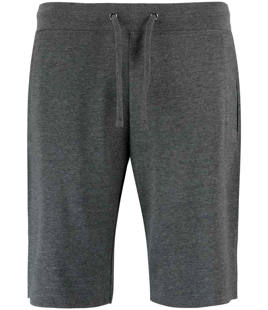 Kustom Kit Slim Fit Sweat Shorts in Dark Grey Marl by Kustom Kit — Custom branded clothing by Print Press, featuring premium embroidery produced in our specialist print lab in the UK.