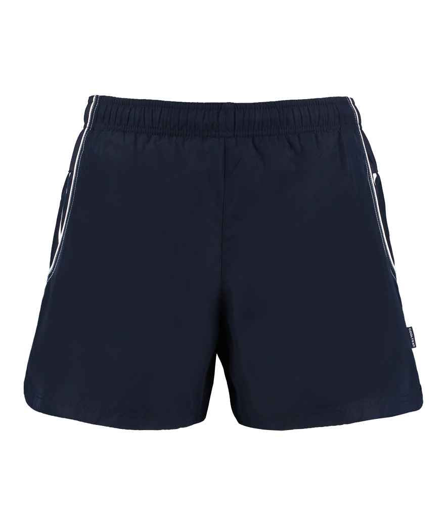 Gamegear CooltexMesh Lined Active Shorts in Navy White by Gamegear — Custom branded clothing by Print Press, featuring premium embroidery produced in our specialist print lab in the UK.