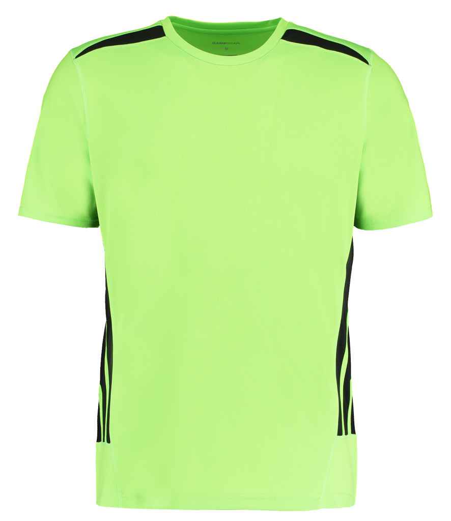 Gamegear CooltexTraining T-Shirt in Lime Green Black by Gamegear — Custom branded clothing by Print Press, featuring premium embroidery produced in our specialist print lab in the UK.