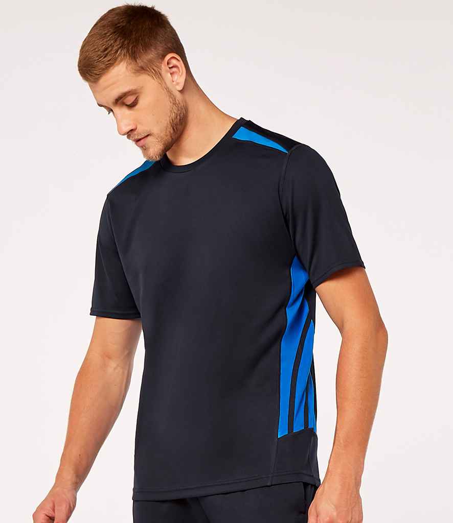 Gamegear CooltexTraining T-Shirt in Navy Electric Blue by Gamegear — Custom branded clothing by Print Press, featuring premium embroidery produced in our specialist print lab in the UK.