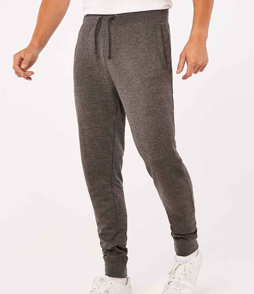 Kustom Kit Slim Fit Sweat Pants in Dark Grey Marl by Kustom Kit — Custom branded clothing by Print Press, featuring premium embroidery produced in our specialist print lab in the UK.