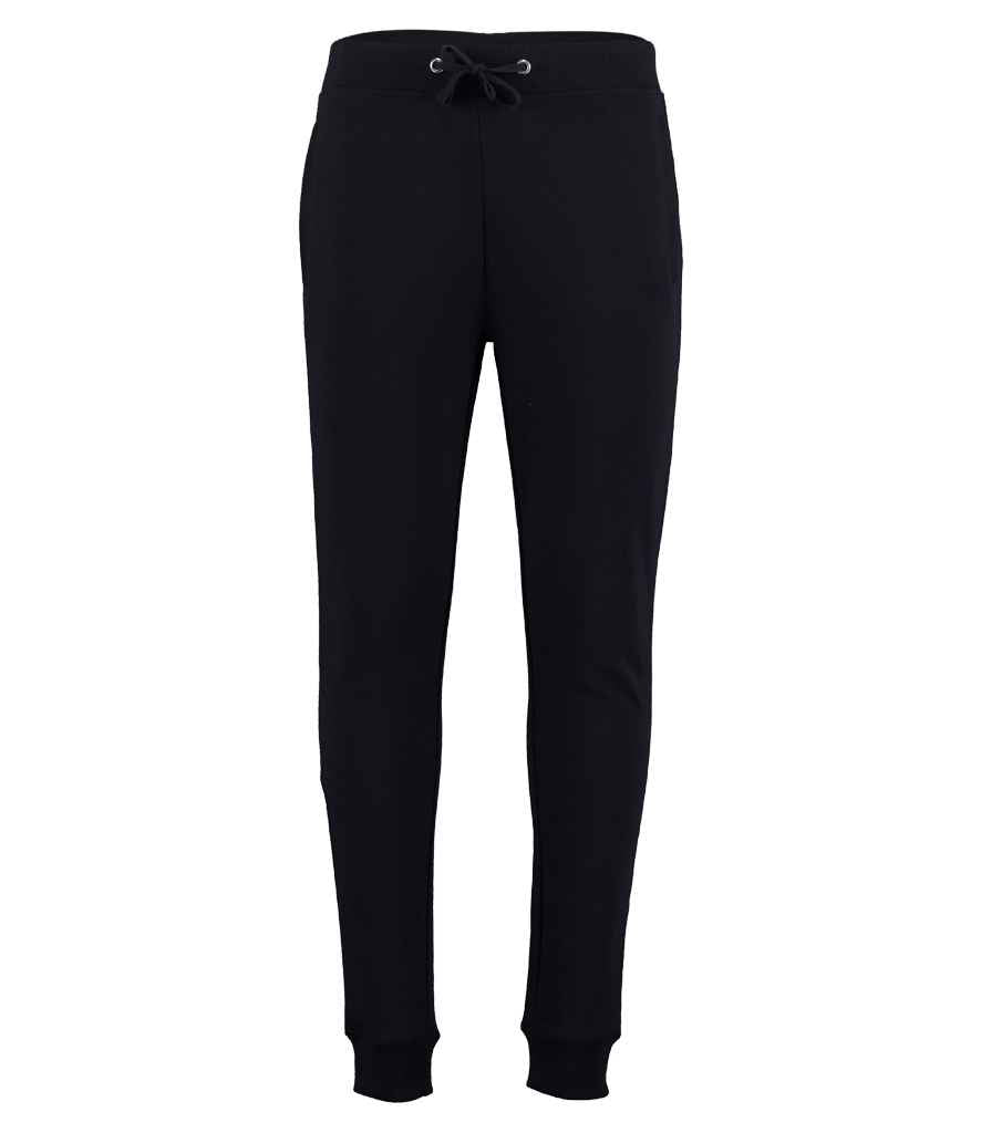 Kustom Kit Slim Fit Sweat Pants in Navy by Kustom Kit — Custom branded clothing by Print Press, featuring premium embroidery produced in our specialist print lab in the UK.