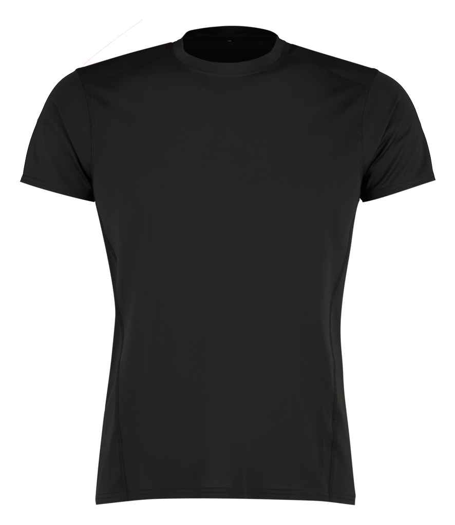 Gamegear Compact Stretch Performance T-Shirt in Black by Gamegear — Custom branded clothing by Print Press, featuring premium embroidery produced in our specialist print lab in the UK.