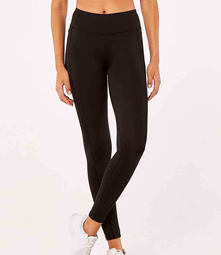 Gamegear Ladies Leggings in Black by Gamegear — Custom branded clothing by Print Press, featuring premium embroidery produced in our specialist print lab in the UK.