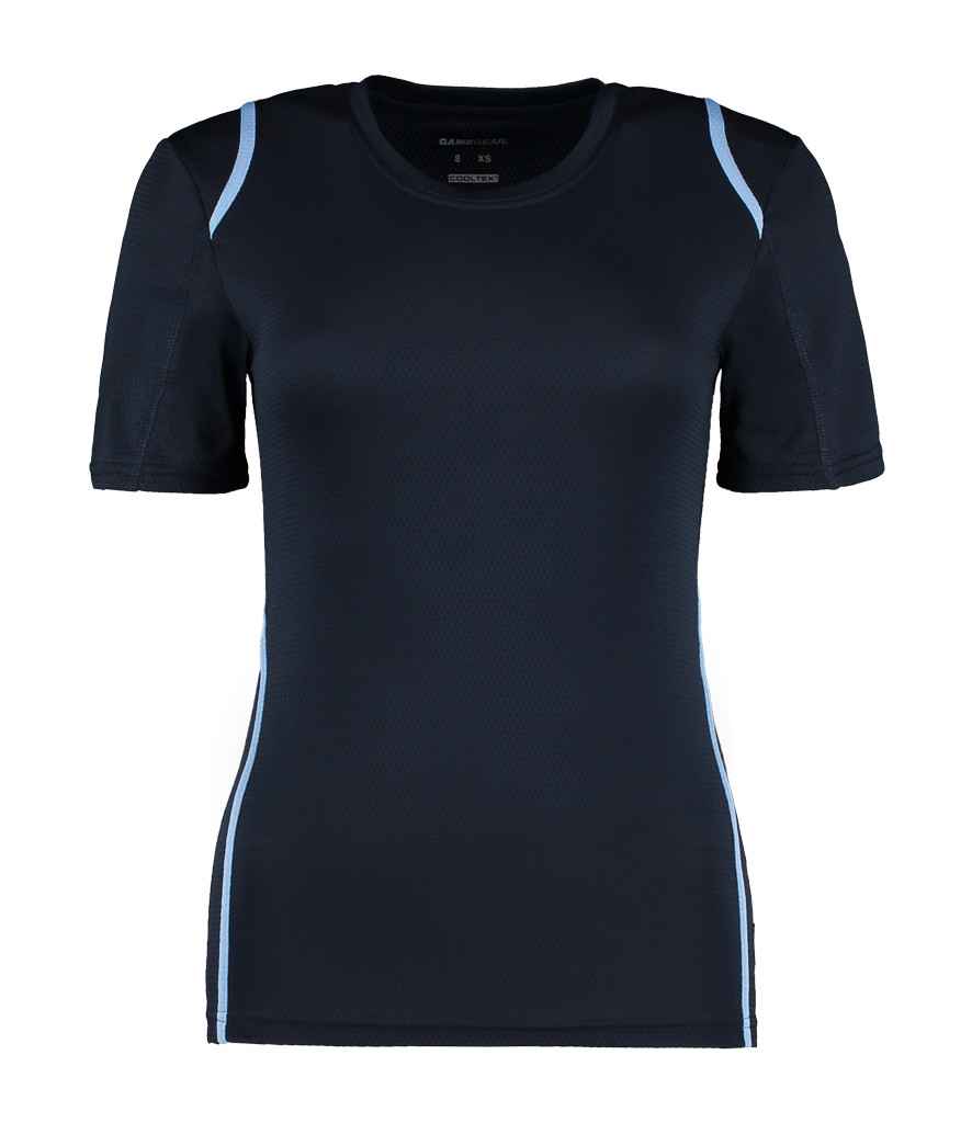 Gamegear Ladies CooltexT-Shirt in Navy Light Blue by Gamegear — Custom branded clothing by Print Press, featuring premium embroidery produced in our specialist print lab in the UK.
