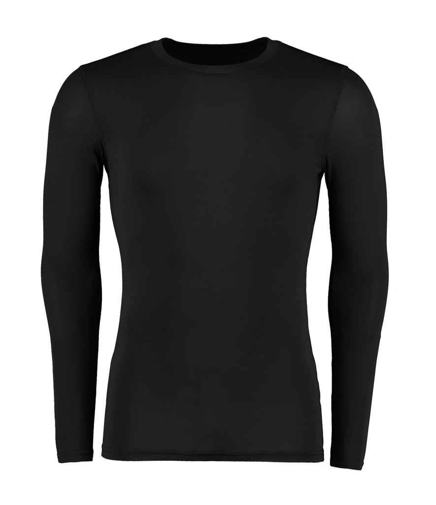 Gamegear Warmtex Long Sleeve Base Layer in Black by Gamegear — Custom branded clothing by Print Press, featuring premium embroidery produced in our specialist print lab in the UK.