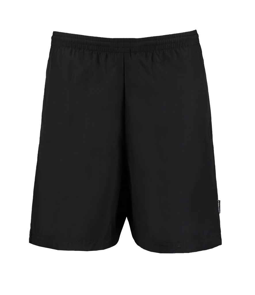 Gamegear CooltexMesh Lined Training Shorts in Black by Gamegear — Custom branded clothing by Print Press, featuring premium embroidery produced in our specialist print lab in the UK.