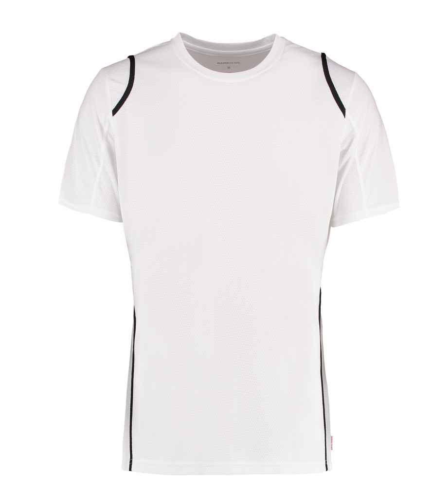 Gamegear CooltexT-Shirt in White Black by Gamegear — Custom branded clothing by Print Press, featuring premium embroidery produced in our specialist print lab in the UK.